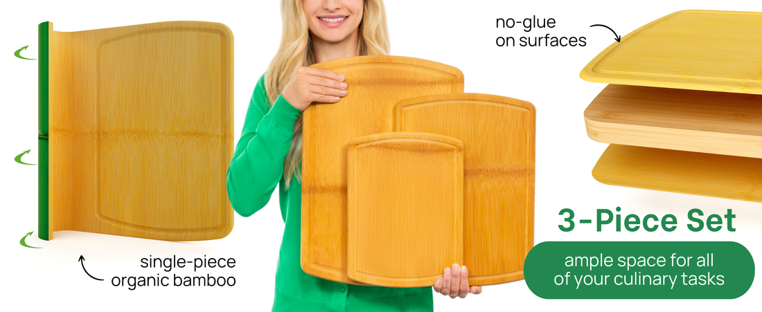 Why a Glue Free Surface Bamboo Cutting Board is the Safest and Most Eco-Friendly Choice for Your Kitchen