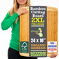 Greener Chef Bamboo Cutting Board - Two-Tone