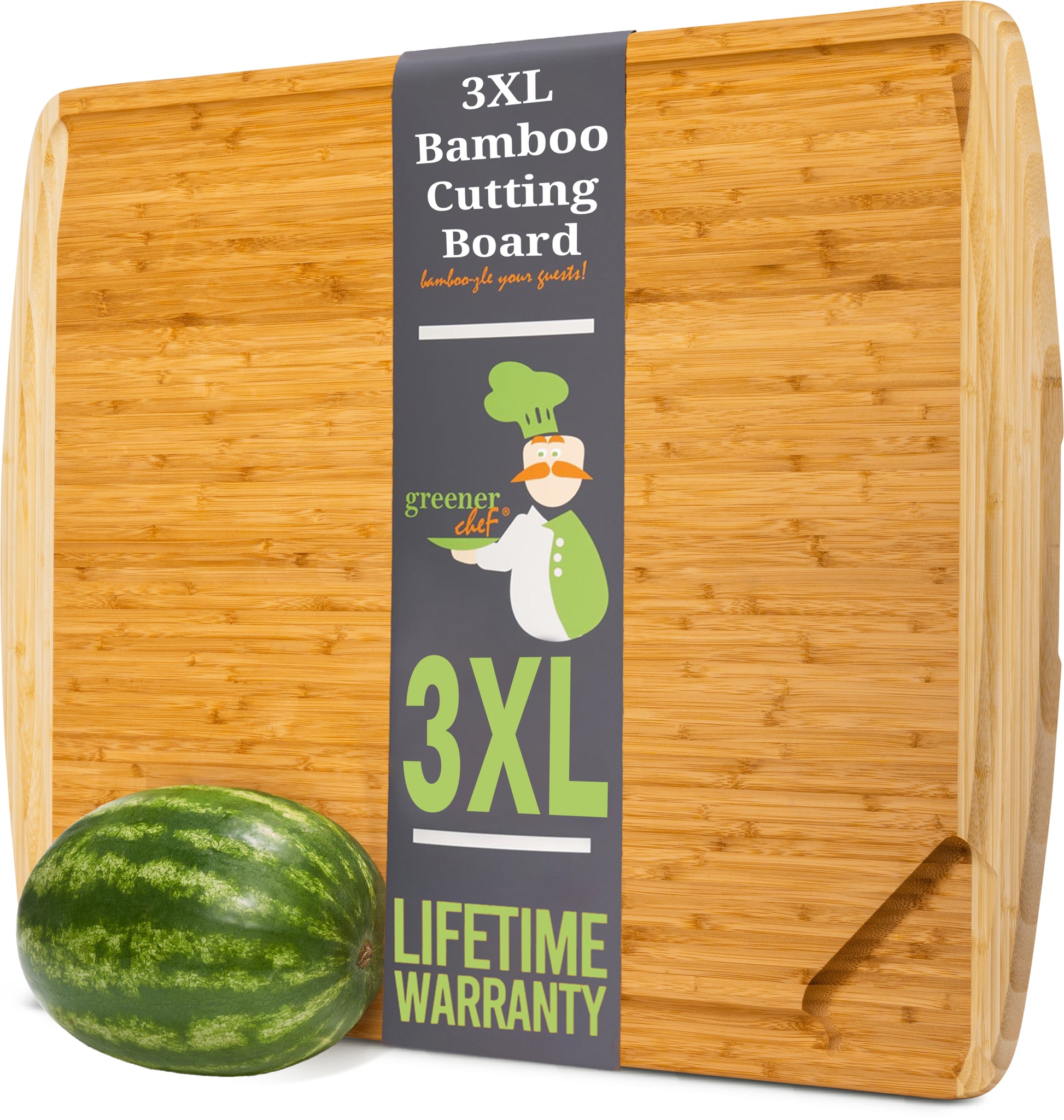 30 x 20 Extra Large Cutting Board, Bamboo Wood Cutting Board for Kitchen