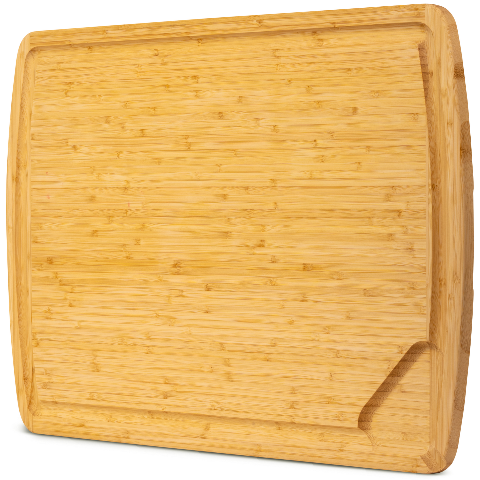 Walnut Cutting Board with Juice Groove, Flat Grain, 17 x 11 x 0.75