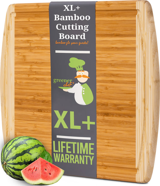  Chef Craft Classic Bamboo Cutting Board, 12.5 x 9.5 inch,  Natural: Home & Kitchen