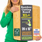 Greener Chef Bamboo Cutting Board - Single-Tone